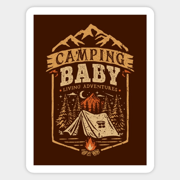 Camping Baby Sticker by Olipop